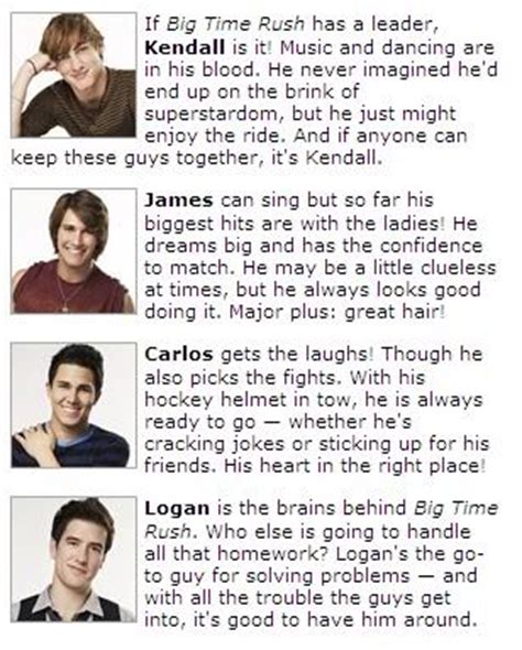 big time rush members names